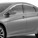 Hyundai solaris дефлектора окон дверей хром