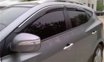 Chevrolet Cruze Дефлектора на окна с молдингом